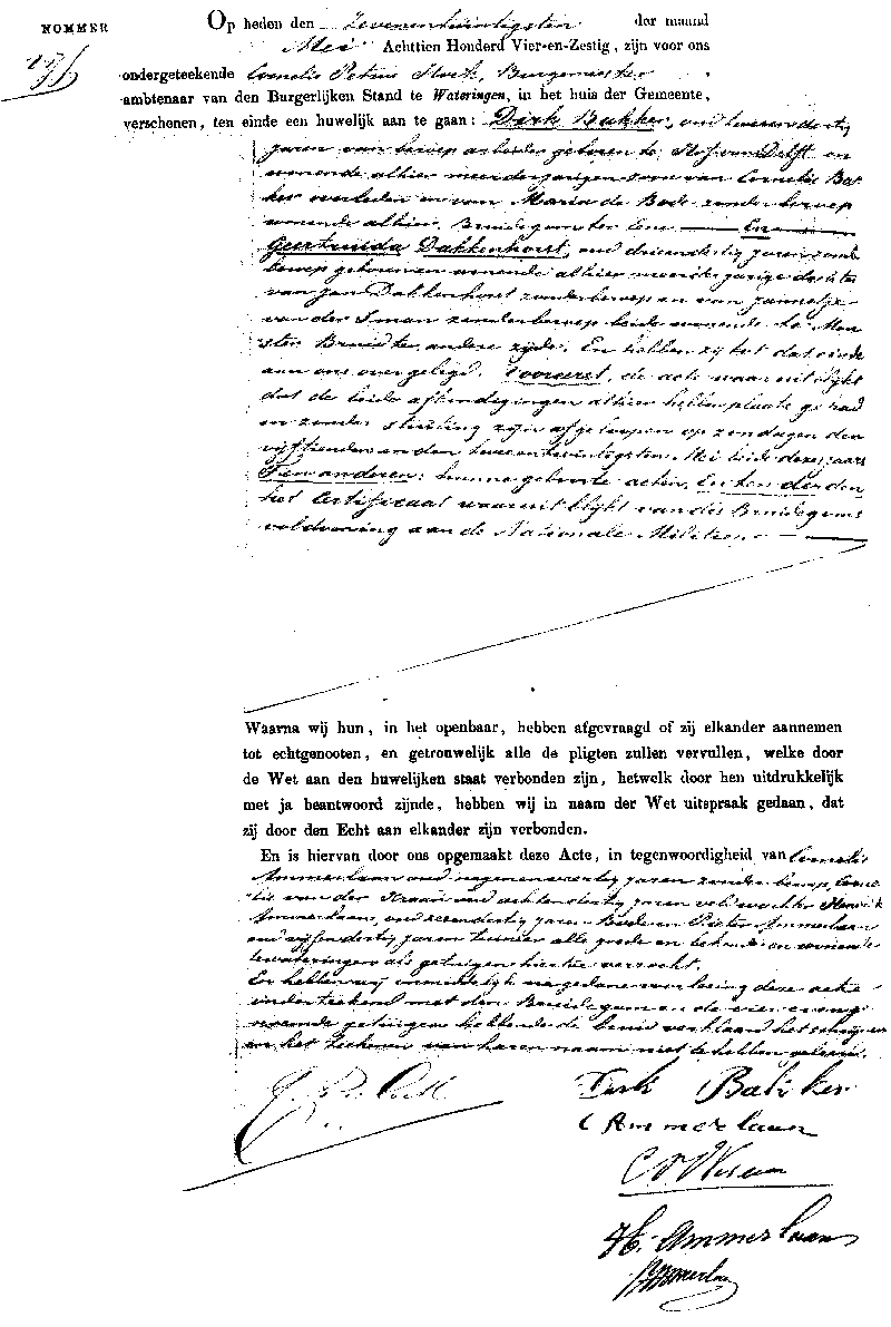 18640527 huw akte 5 Dirk Bakker - Geertruida Dakkenhorst